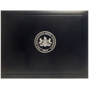 diploma cover with PS seal image